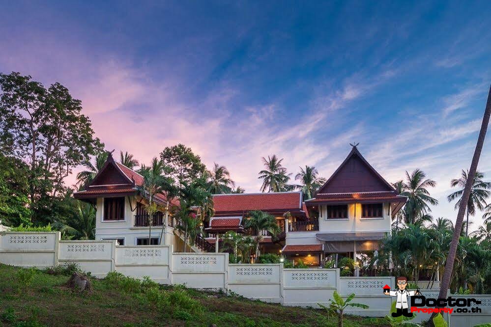 Fantastic Thai Style 6 Bedroom Villa in Bang Makham – Koh Samui – For Sale